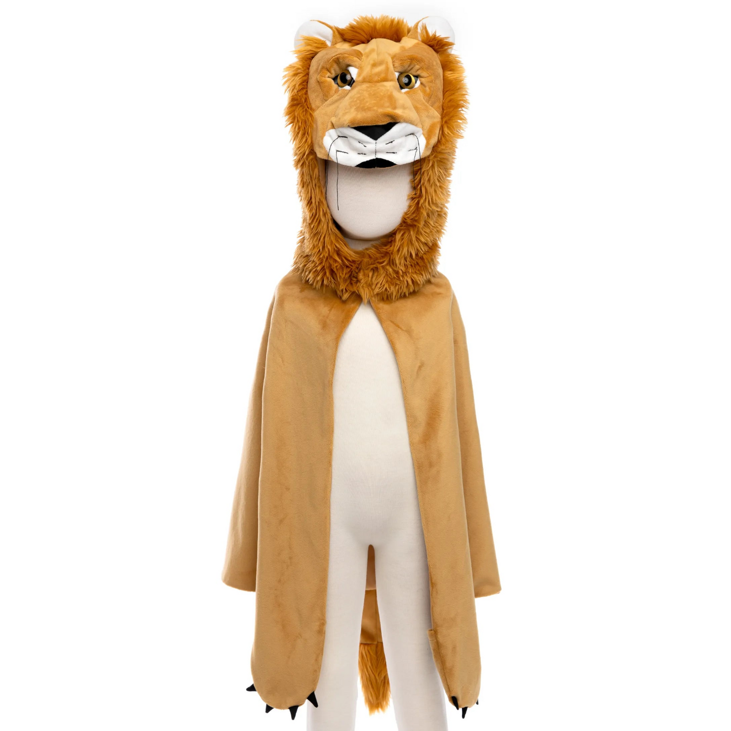Storybook Lion Costume Cape For Kids 3-7