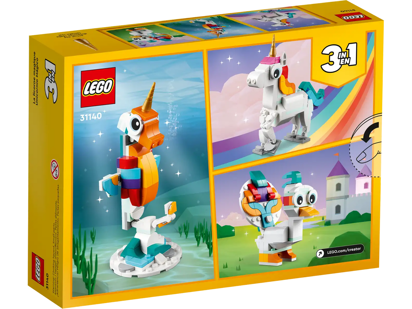 LEGO 3in1 Magical Unicorn 31140