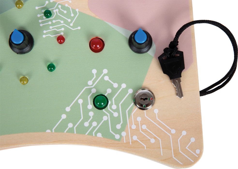 Motor Activity Board LED Light and Switches, Small foot