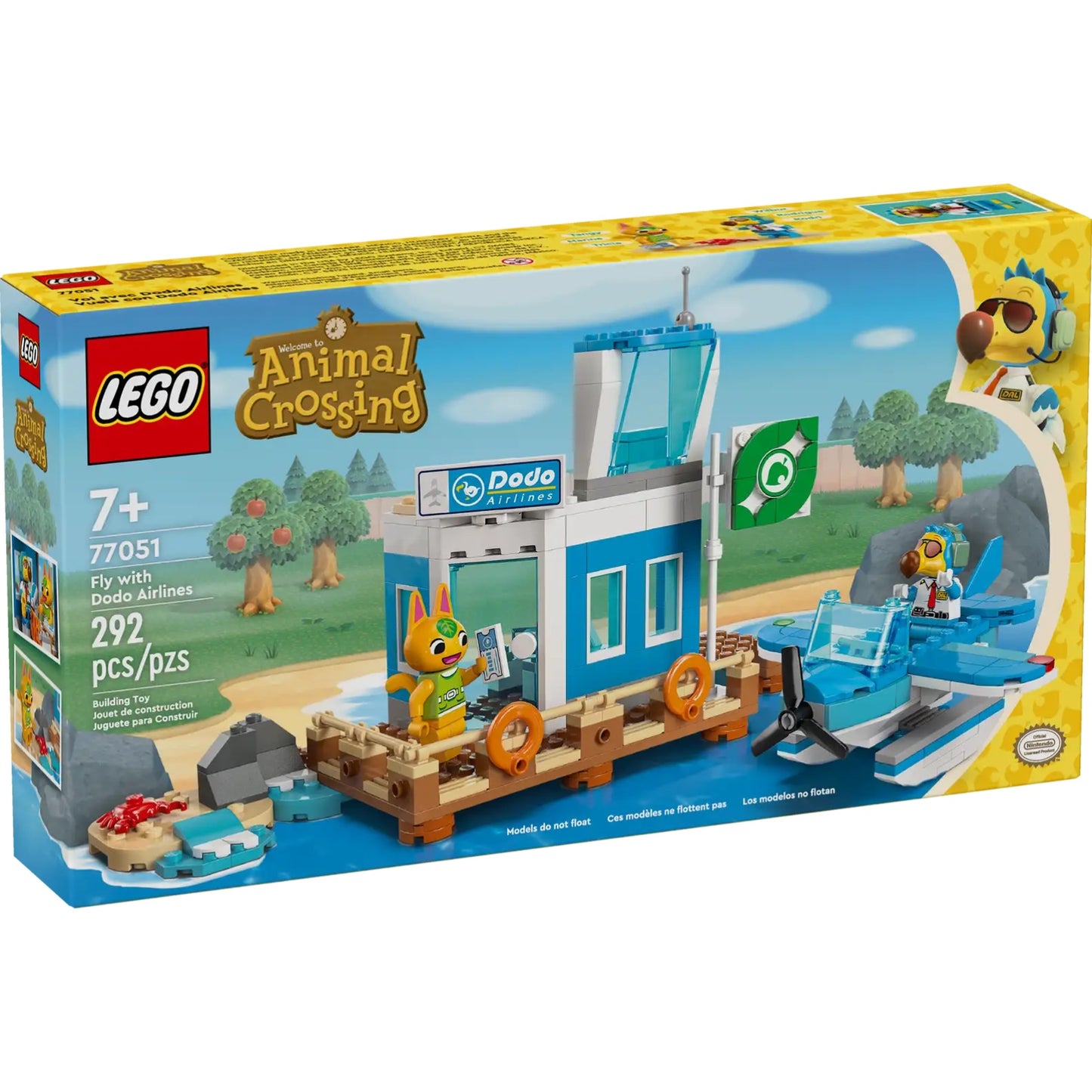 LEGO Animal Crossing Fly with Dodo Airlines Airport Playset 77051