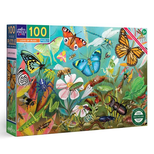 EEBOO PUZZLE 100 LOVE OF BUGS