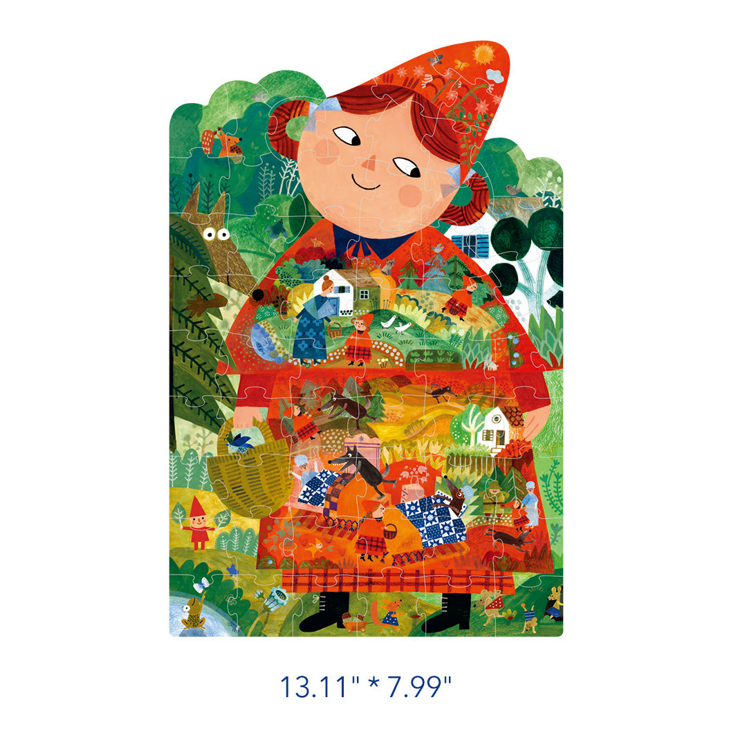 Artist Fairytale Puzzle: Little Red Riding Hood 59 pcs, Mideer