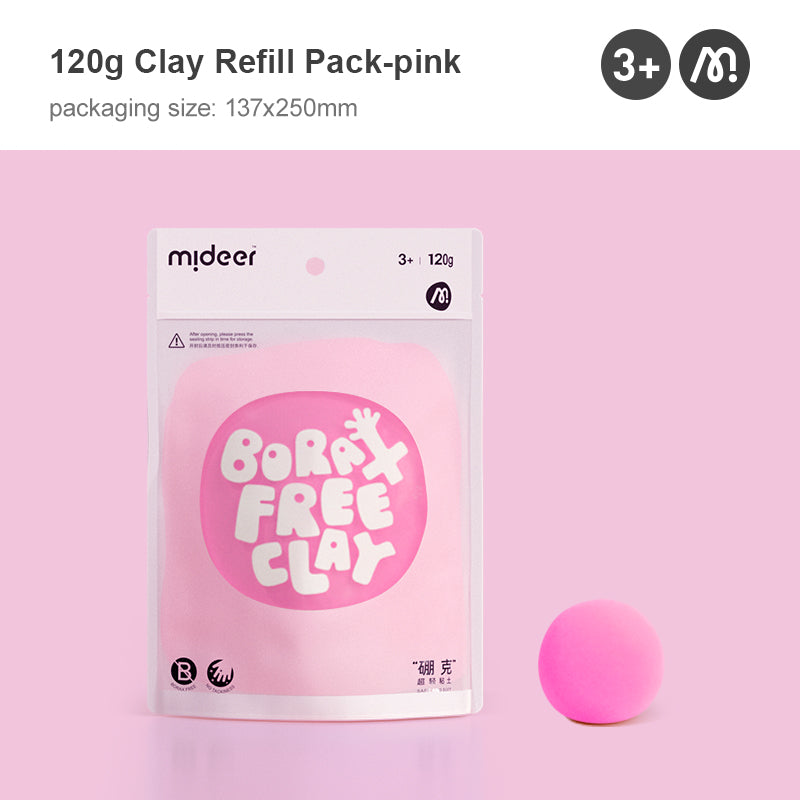 STEAM Clay- Pink, Borax Free