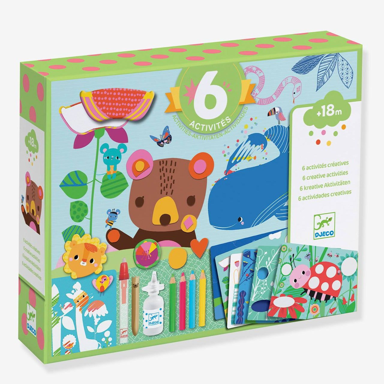 The mouse and his friends, 6 activities creative kit, Djeco