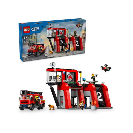 LEGO City Fire Station with Fire Truck 60414