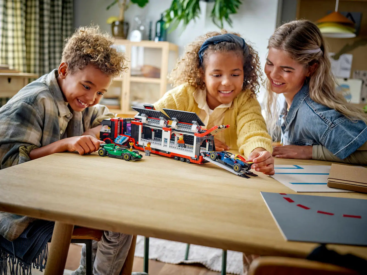 F1 Truck with RB20 & AMR24 F1 Cars 60445, LEGO City