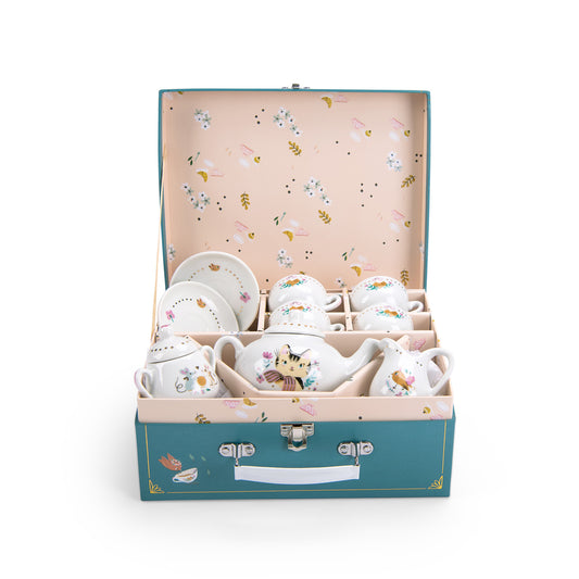Ceramic tea set Les Parisiennes, Moulin Roty