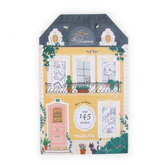 Colouring book + 145 stickers Les Parisiennes, Moulin Roty