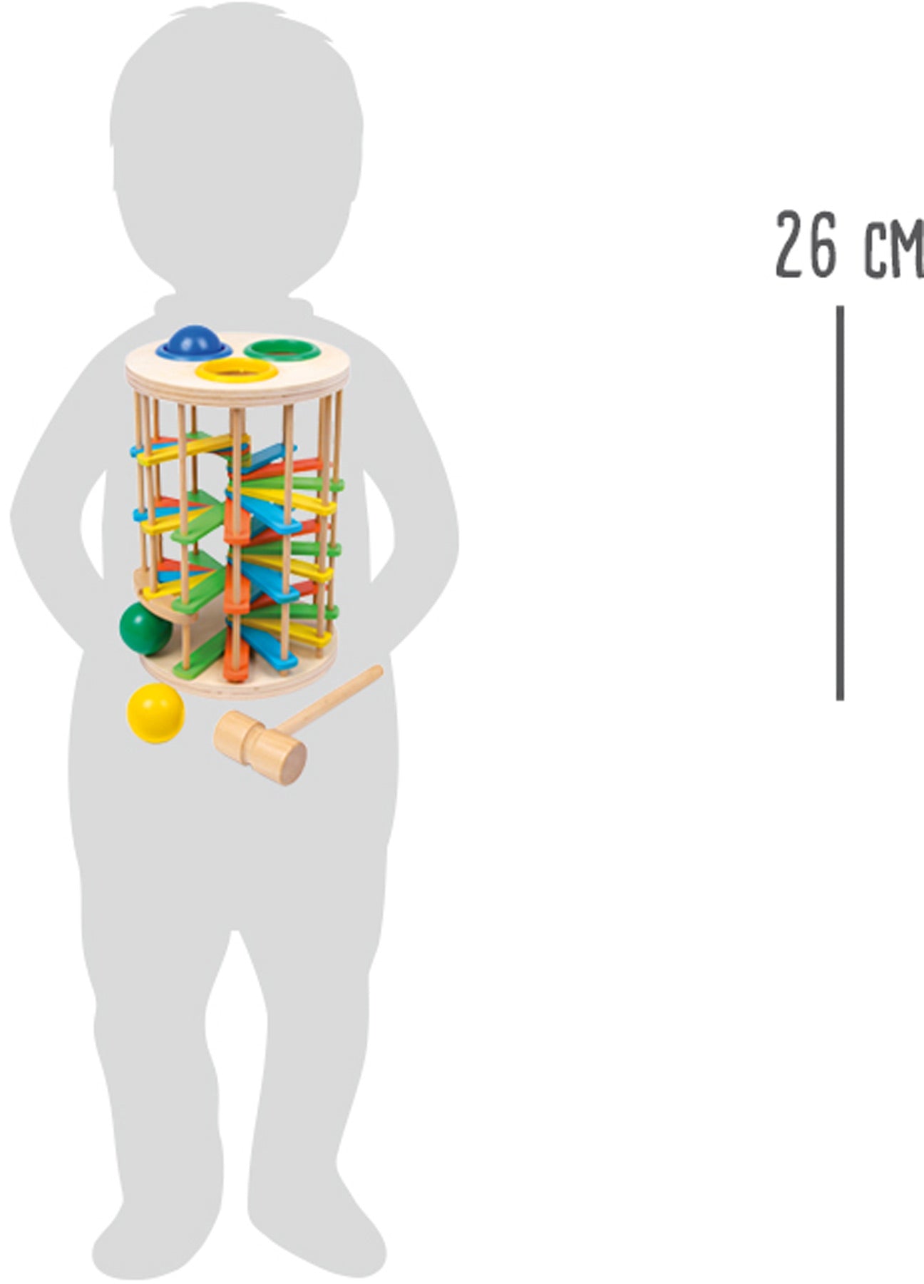 Knocking ball tower XL, Small foot