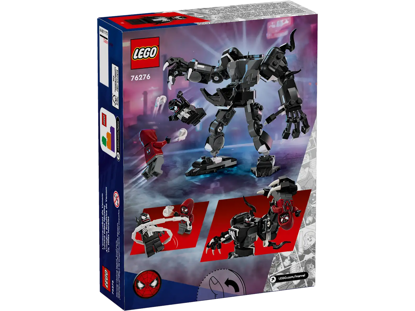 LEGO® Marvel Venom Mech Armor vs. Miles Morales 76276