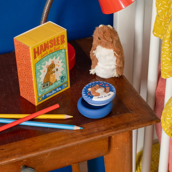 Milk Tooth Hamster Plush Toy for 3+: Puce & Pilou, Moulin Roty