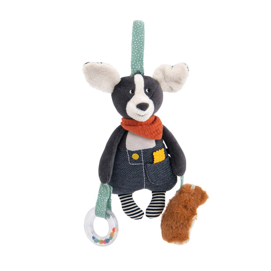 Hanging activity dog Puce & Pilou, Moulin Roty