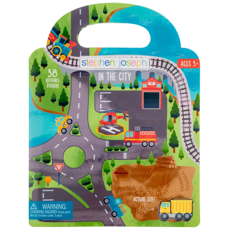 REUSABLE STICKER BOOK CITY