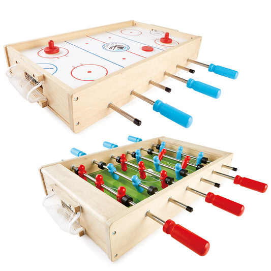Pin Toys 2 in 1 games: Football & Ice hockey