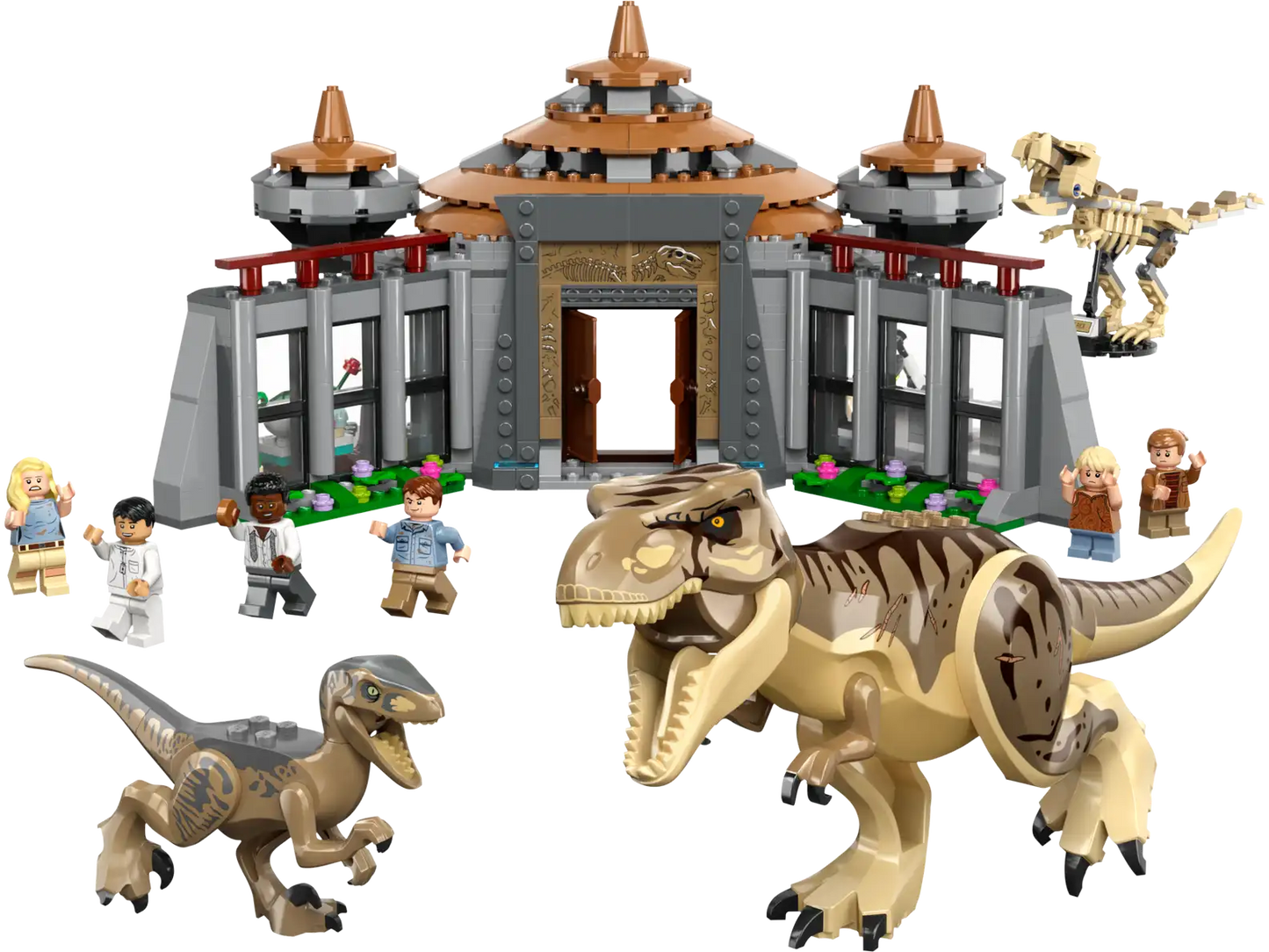 LEGO Visitor Center: T. rex & Raptor Attack 76961