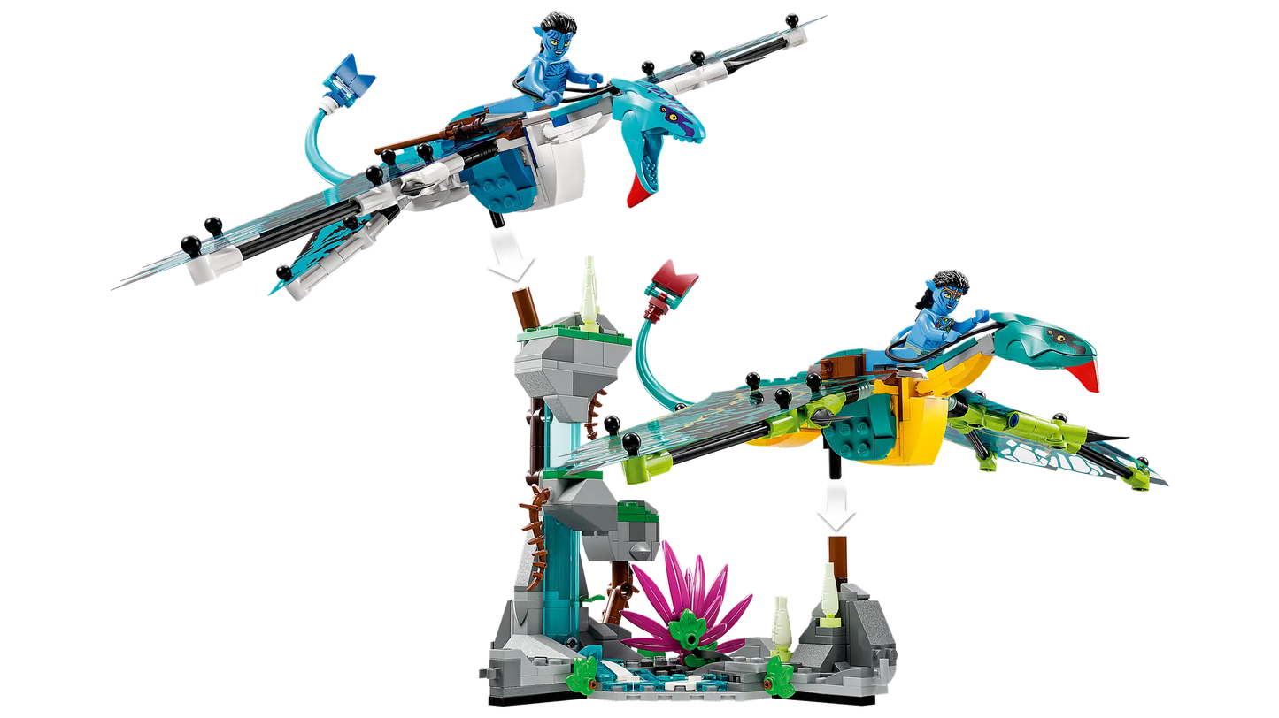 LEGO® Avatar Jake &amp; Neytiri’s First Banshee Flight 75572
