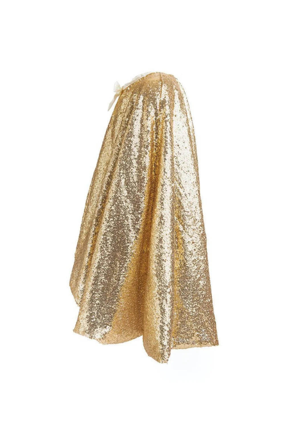 Gracious Gold Sequins Cape For Kids 5-6