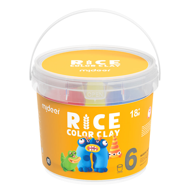 Rice Color Clay - 6 Colors