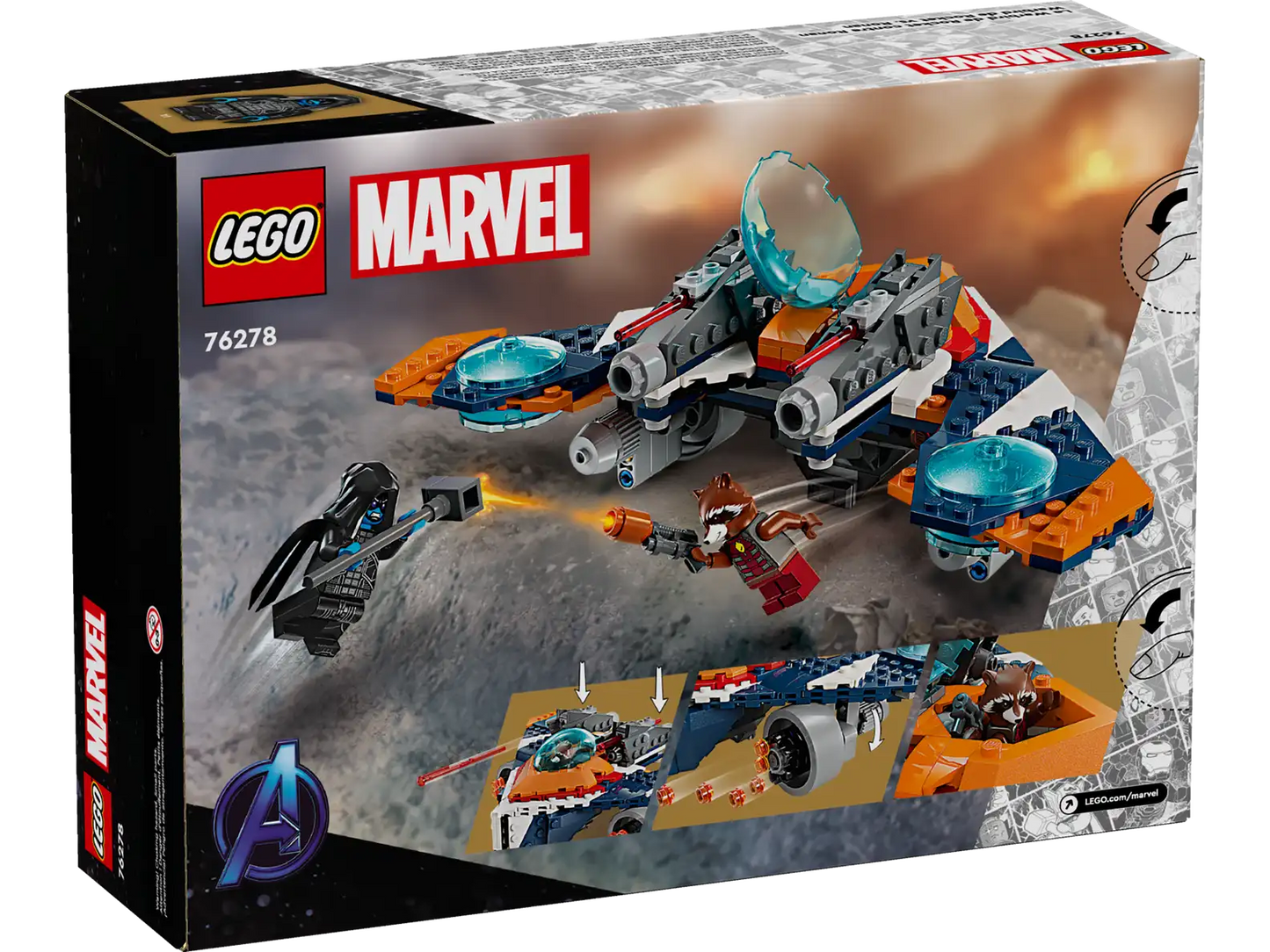 LEGO® Marvel Warbird vs. Ronan 76278