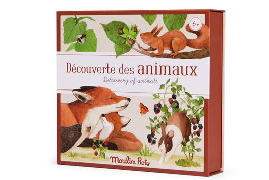 Discovery of animals box Le Jardin du Moulin EN/FR, Moulin Roty