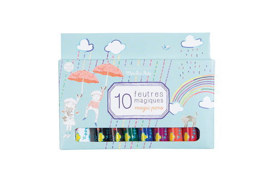 Box of 10 magic pens, Moulin Roty