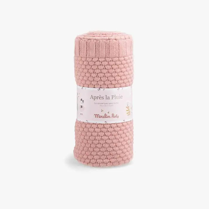 Wool Blend Blanket for 1+: Après la Pluie, Moulin Roty
