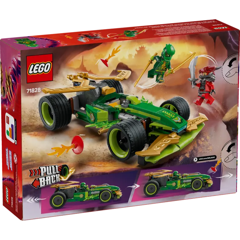 LEGO NINJAGO Lloyd’s Pull‑Back Race Car 71828