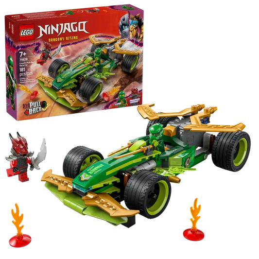 LEGO NINJAGO Lloyd’s Pull‑Back Race Car 71828