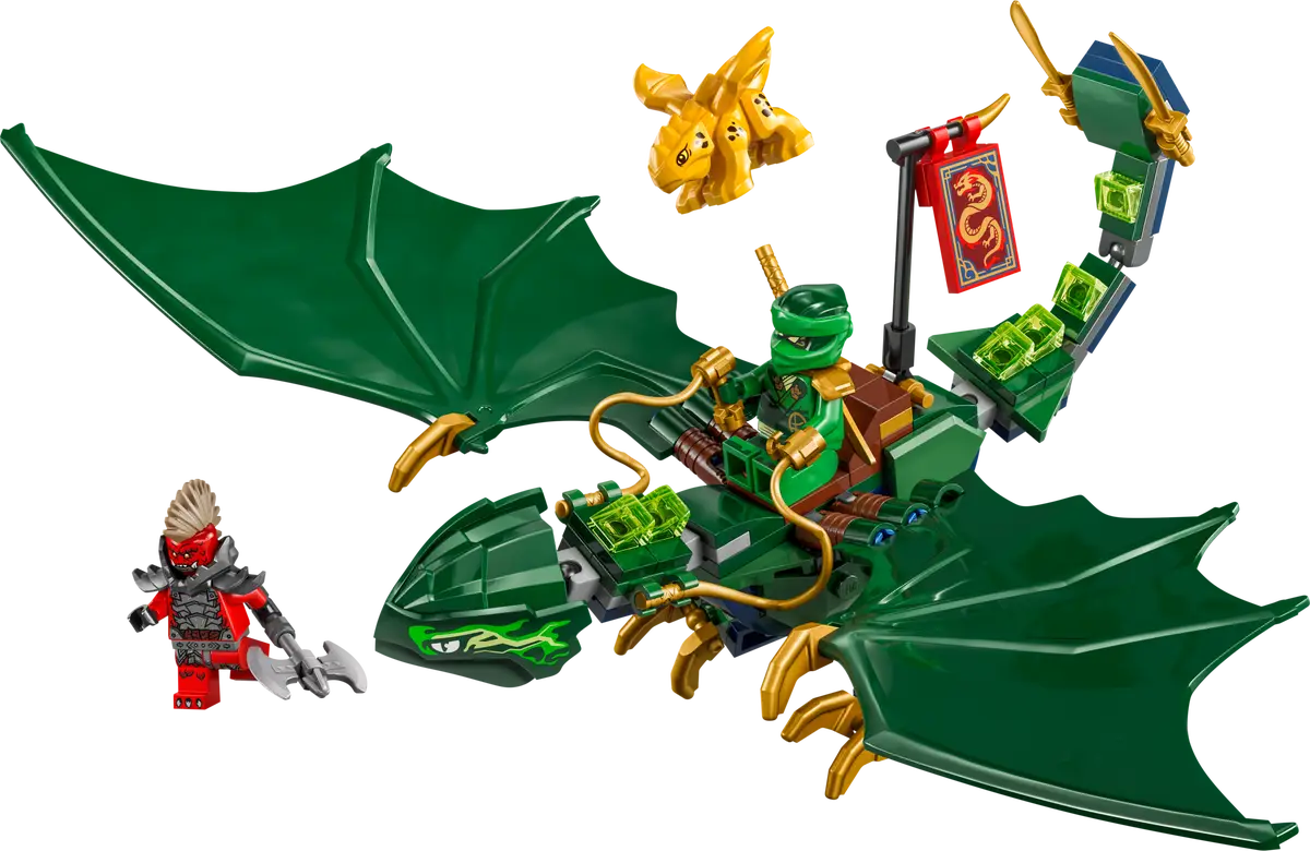 LEGO Ninjago: Lloyd's Green Forest Dragon 71829