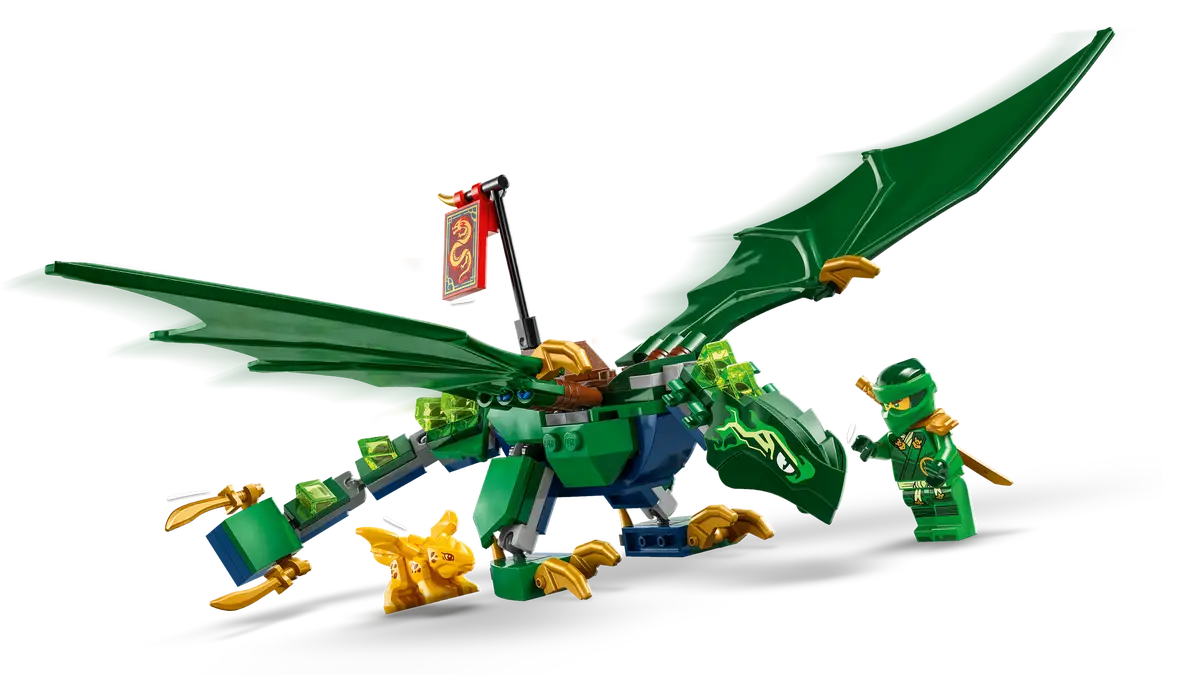 LEGO Ninjago: Lloyd's Green Forest Dragon 71829