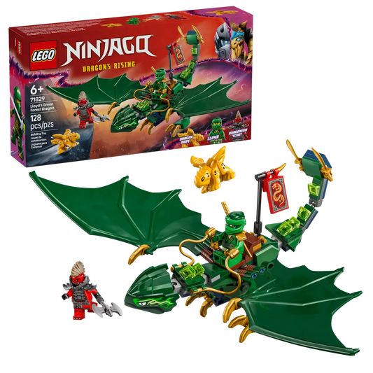 LEGO Ninjago: Lloyd's Green Forest Dragon 71829