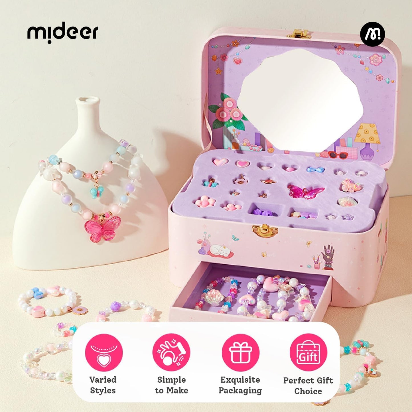 Charm Bracelet Making Kit, Mideer