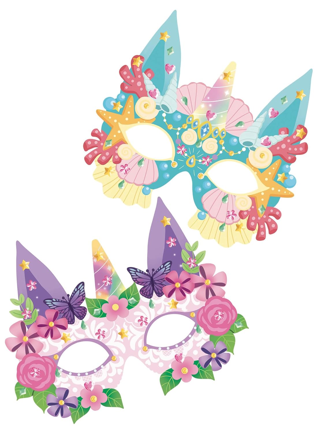 My Activity Pouch - Unicorn Mask and Tattoos, AUZOU