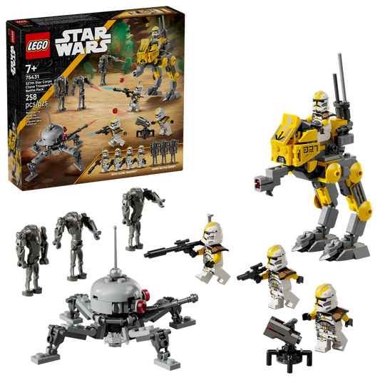 LEGO Star Wars: 327th Star Corps Clone Troopers™ Battle Pack 75431