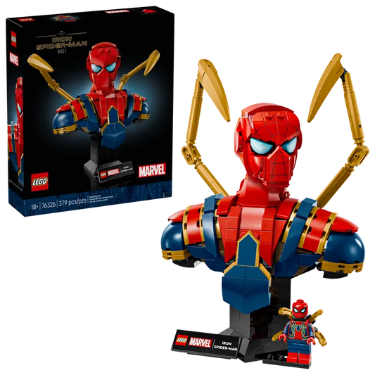 LEGO Marvel Iron Spider‑Man Bust 76326