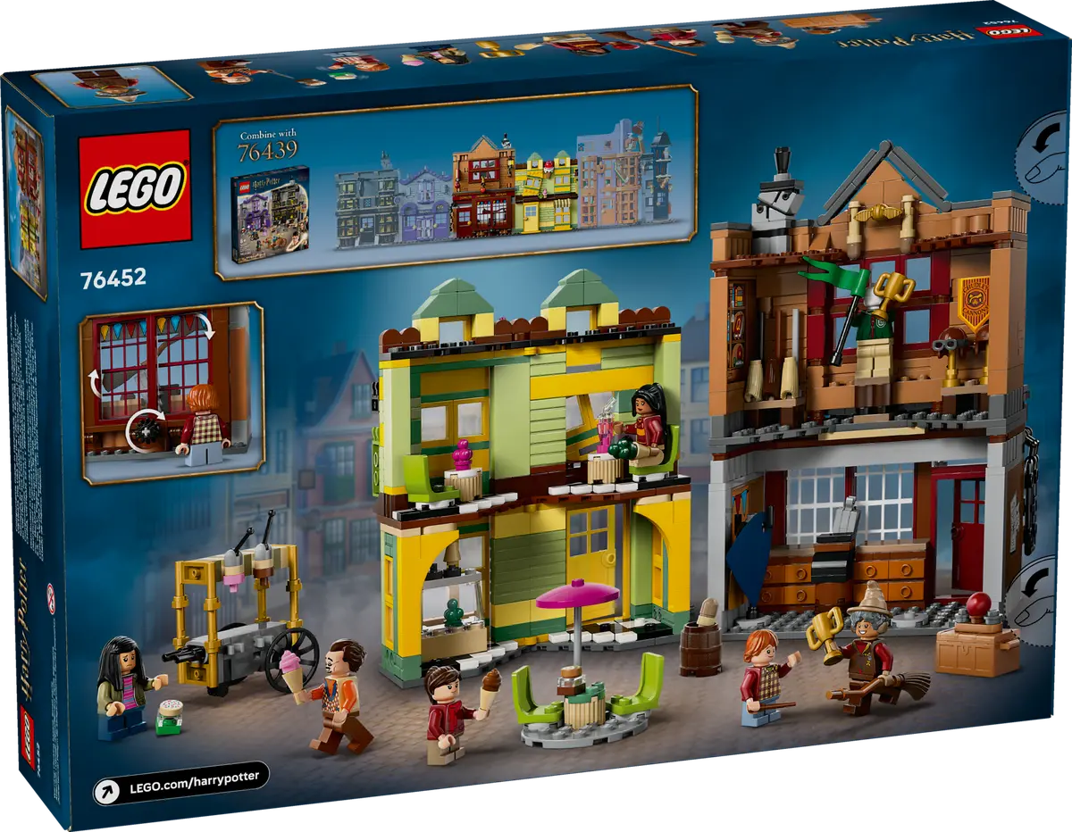 LEGO Harry Potter Quality Quidditch Supplies & Ice Cream Parlour 76452