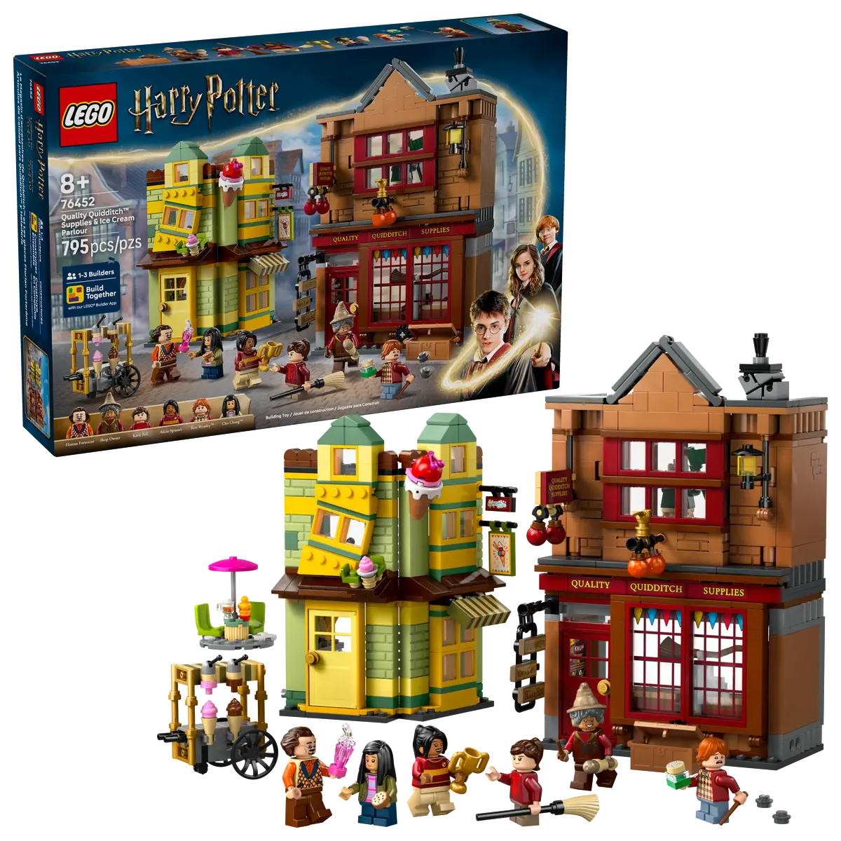 LEGO Harry Potter Quality Quidditch Supplies & Ice Cream Parlour 76452