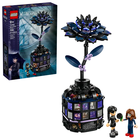 LEGO Wednesday Black Dahlia Flower 76784