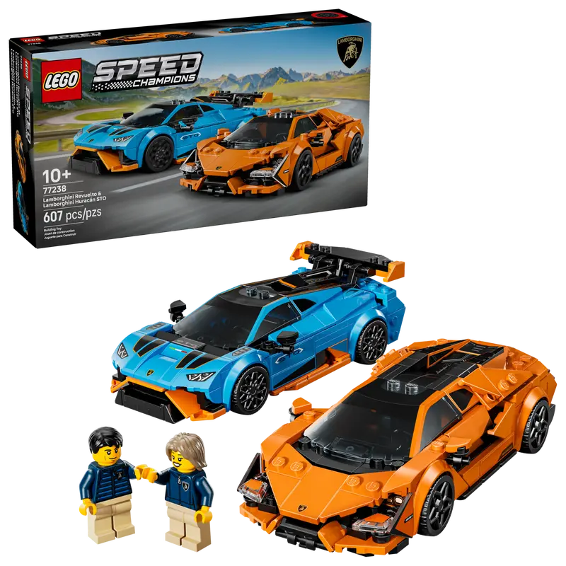 LEGO Speed Champions Lamborghini Revuelto & Huracán STO 77238
