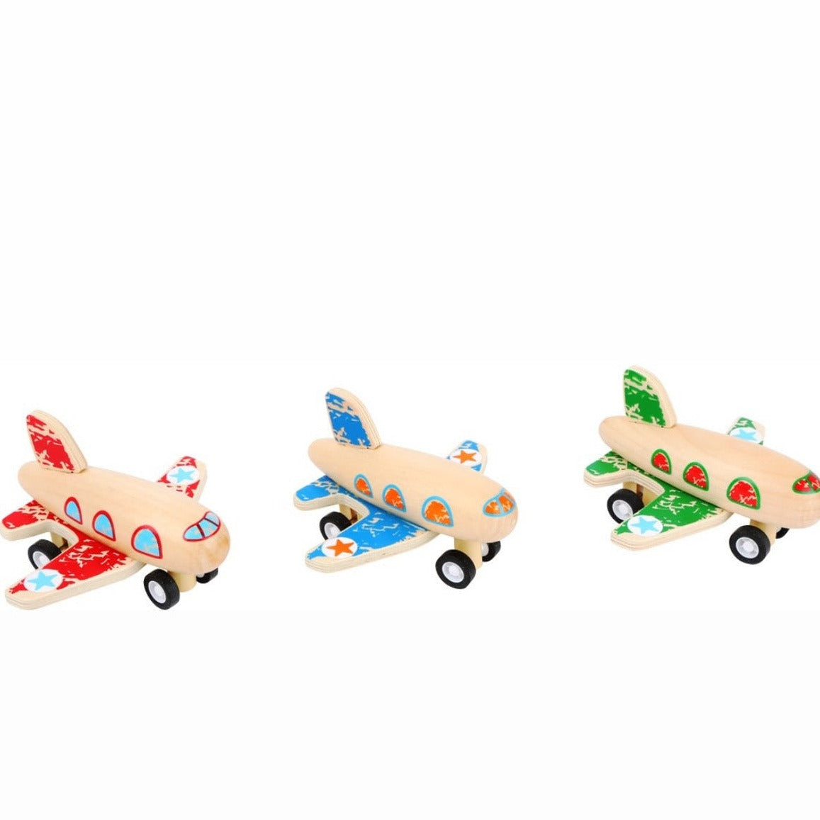 Colourful Pull-Back Airplane 1PCS