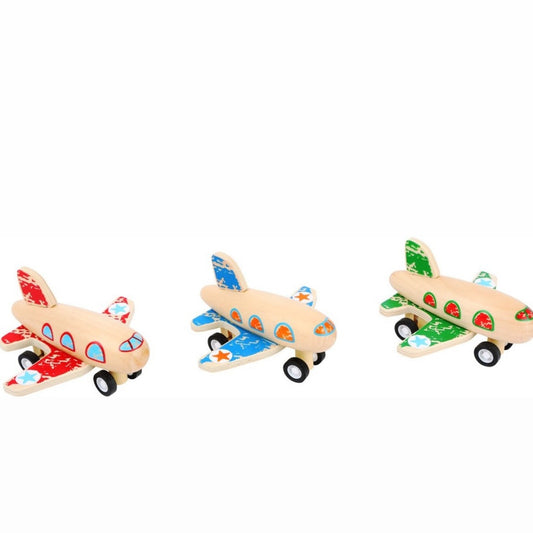 Colourful Pull-Back Airplane 1PCS