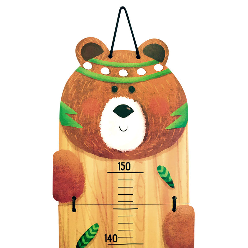 Svoora Childrens Growth Chart Indianimals (Panda, Fox, Bunny, Bear)