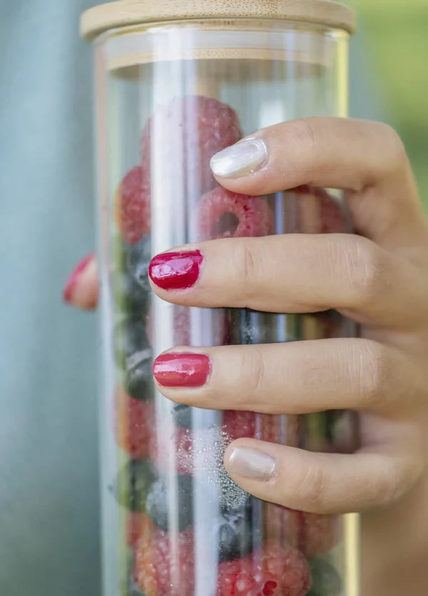 Water-based Nail Polishes Set of 3 + Nail Fruty Sorbet