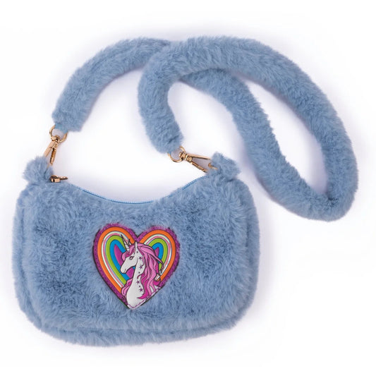 Great Pretenders Rainbow Cuddle Crossbody Purse - Periwinkle
