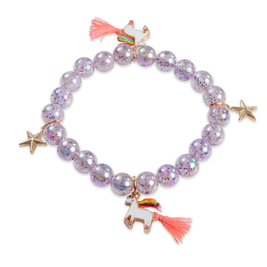Great Pretenders Unicorn Star Bracelet, Purple
