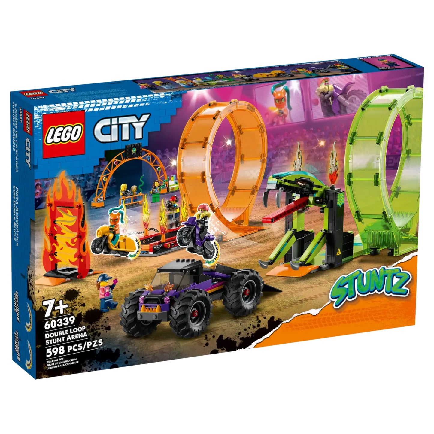 LEGO® City Double Loop Stunt Arena 60339