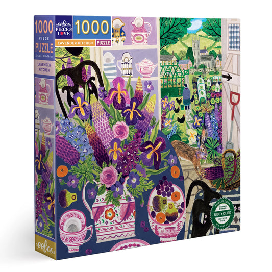 Lavender Kitchen 1000 PCS Puzzle, eeBoo