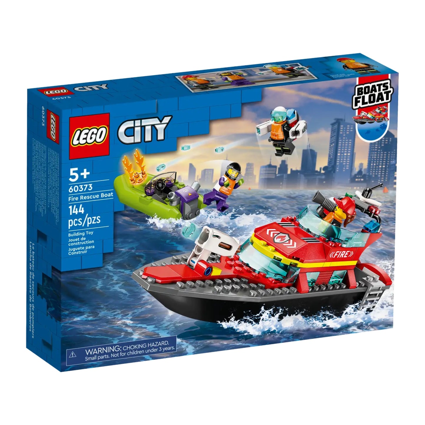 LEGO® City Fire Rescue Boat 60373