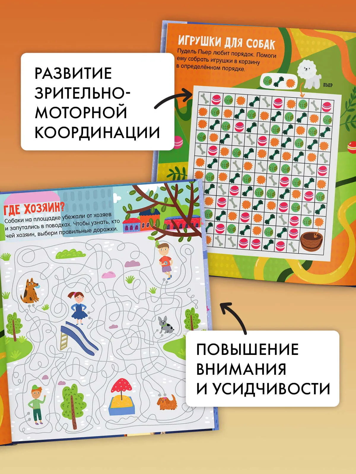 Лабиринты про собак, Ольга Уткина, Для детей 5+, на русском языке
