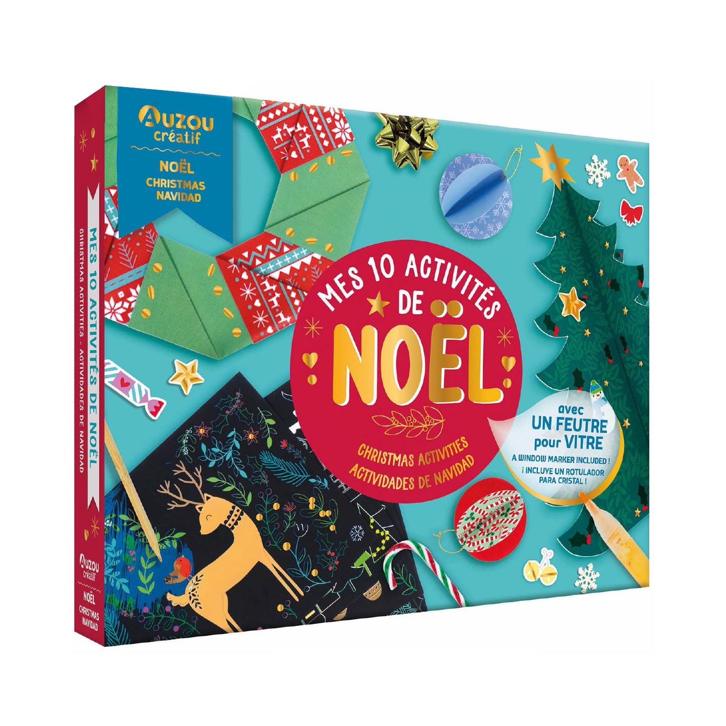 My Artistic Kit - My 10 Christmas Activities, AUZOU